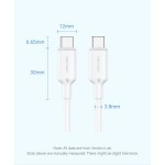 Кабель Type-C-Type-C Vention TPE PVC Round PD 60W 3A 480Mbps 2m Blue (TRCSH) Кабель Type-C-Type-C Vention TPE PVC Round PD 60W 3A 480Mbps 2m Blue (TRCSH)