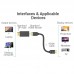 Адаптер DisplayPort-HDMI v.2.0 Vention F/M 4K 30Hz Upgraded gold-plated Black (HBPB0)