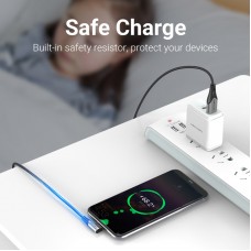 Кабель USB-Type-C Vention TPE Nylon 90° Degree 5A 480Mbps nickel-plated 0.25m Grey (COGHC)