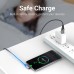 Кабель USB-Type-C Vention TPE Nylon 90° Degree 5A 480Mbps nickel-plated 0.25m Grey (COGHC)