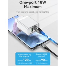 Сетевое зарядное устройство 2USB Vention 36W QC3.0 3.4A White (QC79-EU-W)
