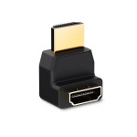 Адаптер HDMI-HDMI v.1.4 F/M Vention 4K 30Hz 10.2Gbp gold-plated угловой Black (H380HDFA)