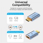 Адаптер DisplayPort-HDMI DP 1.4 HDMI 2.1 Vention M/F Aluminum Alloy 8K 60Hz 4K 120Hz 2K 144Hz 48Gbps Blue (HFMH0) Адаптер DisplayPort-HDMI DP 1.4 HDMI 2.1 Vention M/F Aluminum Alloy 8K 60Hz 4K 120Hz 2K 144Hz 48Gbps Blue (HFMH0)