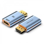 Адаптер DisplayPort-HDMI DP 1.4 HDMI 2.1 Vention M/F Aluminum Alloy 8K 60Hz 4K 120Hz 2K 144Hz 48Gbps Blue (HFMH0) Адаптер DisplayPort-HDMI DP 1.4 HDMI 2.1 Vention M/F Aluminum Alloy 8K 60Hz 4K 120Hz 2K 144Hz 48Gbps Blue (HFMH0)