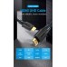 Кабель HDMI-HDMI v.2.1 Vention Cotton Braided 8K 60Hz 4K 120Hz 48Gbps HDR 3D 1m Black (AAUBF)