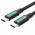 Кабель Type-C-Type-C Vention TPE Round PD 60W 3A 480Mbps 3m Black (COSBI)