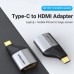 Адаптер Type-C-HDMI v.2.0 Vention 4K 60Hz gold-plated Black (TCAH0)