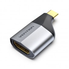 Адаптер Type-C-HDMI v.2.0 Vention 4K 60Hz gold-plated Black (TCAH0)