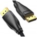 Кабель DisplayPort-DisplayPort v1.4 Vention PVC Cotton 8K 60Hz 4K 144Hz 2K 165Hz 32.4Gbps 1.5m Black (HCCBG)