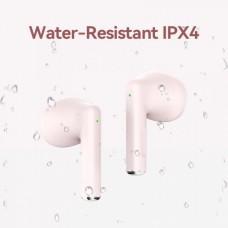 Наушники гарнитура вкладыши Bluetooth 5.3 TWS Vention Elf Earbuds E06 Pink (NBKP0)