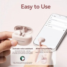Наушники гарнитура вкладыши Bluetooth 5.3 TWS Vention Elf Earbuds E06 Pink (NBKP0)