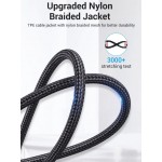 Кабель 2 в 1 USB-MicroUSB-Lightning Vention TPE Nylon MFi C89 2.4А 480Mbps nickel-plated 0.5m Black Кабель 2 в 1 USB-MicroUSB-Lightning Vention TPE Nylon MFi C89 2.4А 480Mbps nickel-plated 0.5m Black