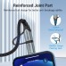 Кабель 2 в 1 USB-MicroUSB-Lightning Vention TPE Nylon MFi C89 2.4А 480Mbps nickel-plated 0.5m Black