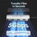 USB HUB Vention 5 in 1 Type-C-HDMI-USB 4K60Hz 3USB 1Type-C PD 100W Gray (TQDHB)