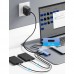 USB HUB Vention 5 in 1 USB-Type-C-RJ45 3USB 1Type-C PD 100W Aluminum Alloy Blue (TGFSB)