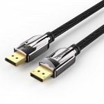 Кабель DisplayPort-DisplayPort v1.4 Vention 8K 60Hz 4K 144Hz 2K 165Hz 48Gbps 1m Black (HCABF)