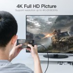 Кабель Type-C-HDMI Vention 2m Black (CEOBH) Кабель Type-C-HDMI Vention 2m Black (CEOBH)