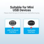 Кабель USB-MiniUSB 2.0 5pin Vention PVC Round 1.5m Black (COMBG) Кабель USB-MiniUSB 2.0 5pin Vention PVC Round 1.5m Black (COMBG)