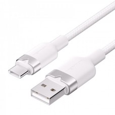 Кабель USB-Type-C Vention Alum Alloy Shell 3A 60W 480Mbps 2m White (CTNWH)