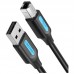 Кабель USB-Type-B 2.0 Vention 2m 480Mbps Printer Black (COQBH)