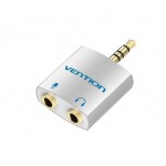 Адаптер Audio 3.5мм-3.5мм Vention M/2xF mic+earphone gold-plated Black (BDBW0) Адаптер Audio 3.5мм-3.5мм Vention M/2xF mic+earphone gold-plated Black (BDBW0)