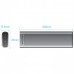Внешний карман Vention для SSD M.2 (NVME) M-key Type-C 3.2 10Gbps Heat Sink Aluminum сіра Gray (KPKH0)