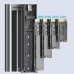 Внешний карман Vention для SSD M.2 (NVME) M-key Type-C 3.2 10Gbps Heat Sink Aluminum сіра Gray (KPKH0)