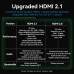 Кабель HDMI-HDMI v.2.1 Vention 8K 60Hz 4K 240Hz/144Hz/120Hz 48Gbps PVC Braided Ultra 3m Black (ALOGI)