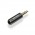Адаптер Audio 3.5мм-3.5мм Vention M/F CTIA-OMTP gold-plated Brown (VAB-S06)