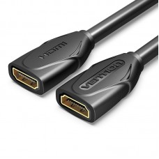 Удлинитель HDMI-HDMI v.2.0 Vention M/M PVC Shell 4K 60Hz 18Gbps gold-plated 0.5m Black (AAXBD)