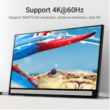 Удлинитель HDMI-HDMI v.2.0 Vention M/M PVC Shell 4K 60Hz 18Gbps gold-plated 0.5m Black (AAXBD)