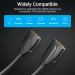 Удлинитель HDMI-HDMI v.2.0 Vention M/M PVC Shell 4K 60Hz 18Gbps gold-plated 0.5m Black (AAXBD) Удлинитель HDMI-HDMI v.2.0 Vention M/M PVC Shell 4K 60Hz 18Gbps gold-plated 0.5m Black (AAXBD)