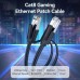 Патч-корд RJ45-RJ45 Vention Ethernet CAT8 SFTP 40Gbps 2000MHz Copper PVC Round 20m Black (IKKBQ)