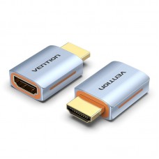 Адаптер HDMI-HDMI 2.1 Vention F/M Aluminum Alloy 8K 60Hz 4K 120Hz 2K 144Hz 48Gbps gold-plated Blue (AIVH0)