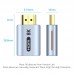 Адаптер HDMI-HDMI 2.1 Vention F/M Aluminum Alloy 8K 60Hz 4K 120Hz 2K 144Hz 48Gbps gold-plated Blue (AIVH0)