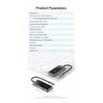 USB HUB Vention 5 в 1 Type-C-HDMI-USB-PD 4USB 3.0 87W 4K 30Hz 0.15m Black (TFDHB) USB HUB Vention 5 в 1 Type-C-HDMI-USB-PD 4USB 3.0 87W 4K 30Hz 0.15m Black (TFDHB)