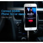 Кабель Audio Aux 3.5мм-3.5мм M/M Vention gold-plated 1.5m Black (P350AC150-B-M)