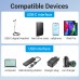 Адаптер Type-C-USB 3.0 Vention AluminIum nickel-plated M/F 5Gbps 3A Gray (CDPH0)