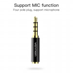 Адаптер Audio 2.5мм-3.5мм Vention M/F gold-plated Black (BFBB0) Адаптер Audio 2.5мм-3.5мм Vention M/F gold-plated Black (BFBB0)