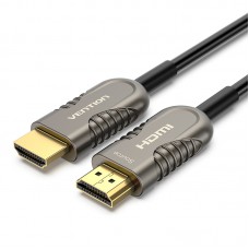 Кабель HDMI-HDMI v.2.1 Vention Optical PVC 8K 60Hz 4K 120Hz 48Gbps Dolby 7.1 80m Black (AAZBAF)