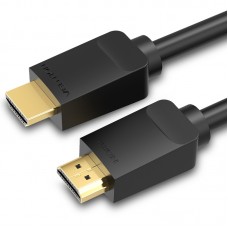 Кабель HDMI-HDMI v.2.0 Vention 4K 60Hz 18Gbps 30AWG HDR Video gold-plated 5m Black (AAVBJ)