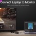 Адаптер HDMI-VGA v.1.4 Vention 0.2m Flat со звуком и питанием Black (ACKBB)