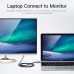Кабель Type-C-Type-C 3.1 Vention PVC Shell Thunderbolt 3 4K 60Hz PD 60W 3A 5Gbps nickel-plated 0.5m Black (CAUBD)