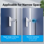 Кабель Type-C-Type-C Vention TPE Nylon Double 90° Degree PD 100W 5A 480Mbps nickel-plated 1m Grey (TANHF) Кабель Type-C-Type-C Vention TPE Nylon Double 90° Degree PD 100W 5A 480Mbps nickel-plated 1m Grey (TANHF)