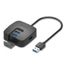 USB HUB Vention USB-USB 4USB 3.0 0.5m Black (CHBBD)