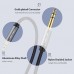 Кабель Audio 6.35мм-3.5мм Vention F/F Nylon Braided gold-plated 3m Black (BAIBI)
