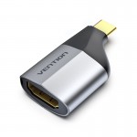 Адаптер Type-C-HDMI v.2.0 Vention 4K 60Hz gold-plated Black (TCAH0) Адаптер Type-C-HDMI v.2.0 Vention 4K 60Hz gold-plated Black (TCAH0)