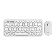 Комплект клавиатура + мышь Wireless Logitech Pebble 2 Combo White (920-012240)