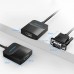 Перехідник VGA 15F --> HDMI M, 1080P 60Hz, 3,5мм Audio, кабель 0,15м Vention чорний