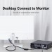 Перехідник VGA 15F --> HDMI M, 1080P 60Hz, 3,5мм Audio, кабель 0,15м Vention чорний